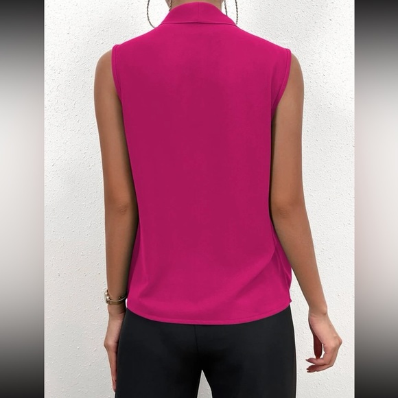 Luxe wrap hem surplice blouse - Picture 12 of 16